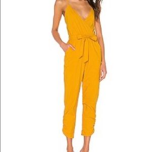 Lovers + friends Sunflower yellow jumpsuit